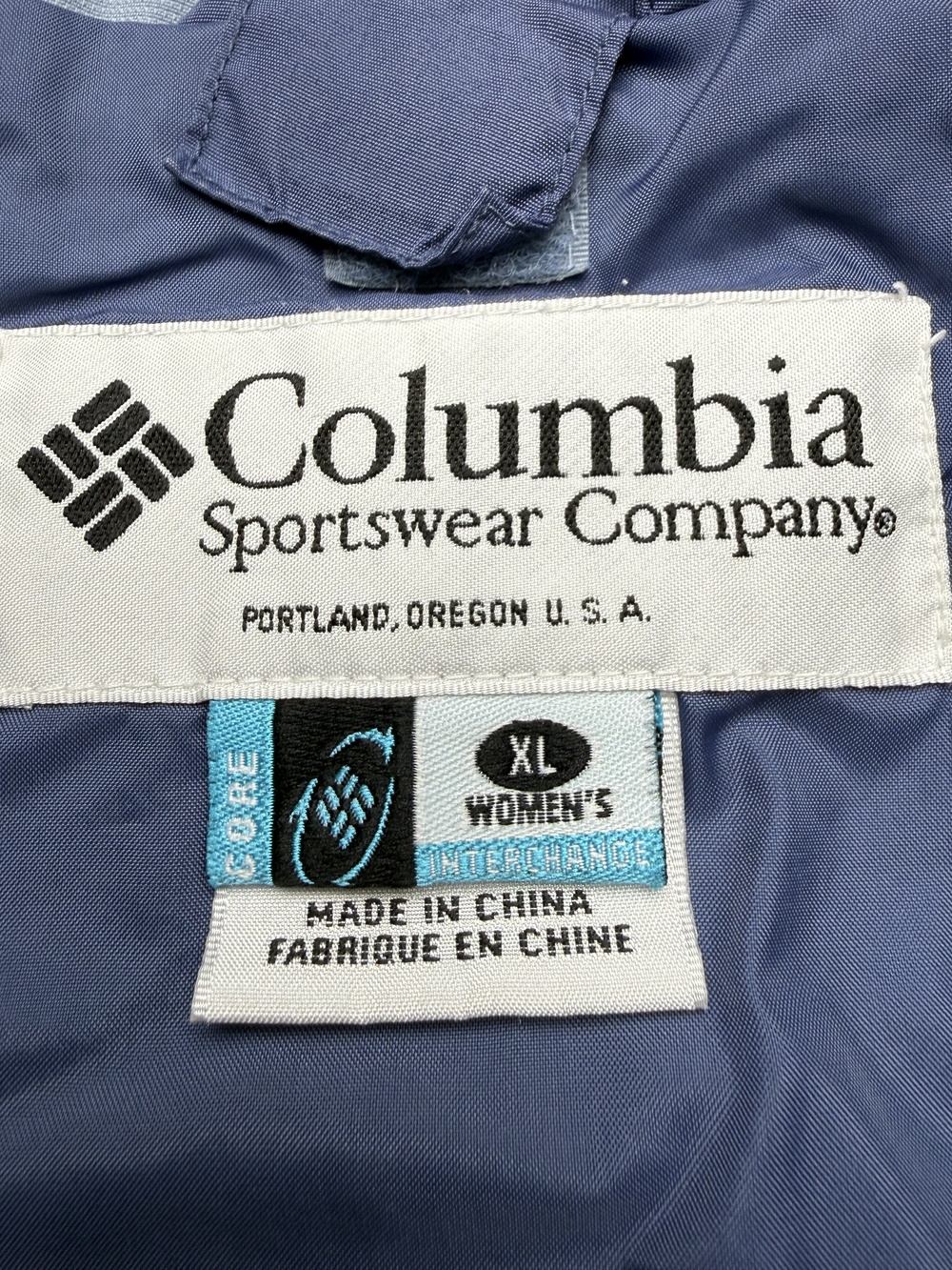 Columbia Jacket Womens XL Blue Core Interchange 3-in-1 Full Zip Outdoor Read - Picture 3 of 11